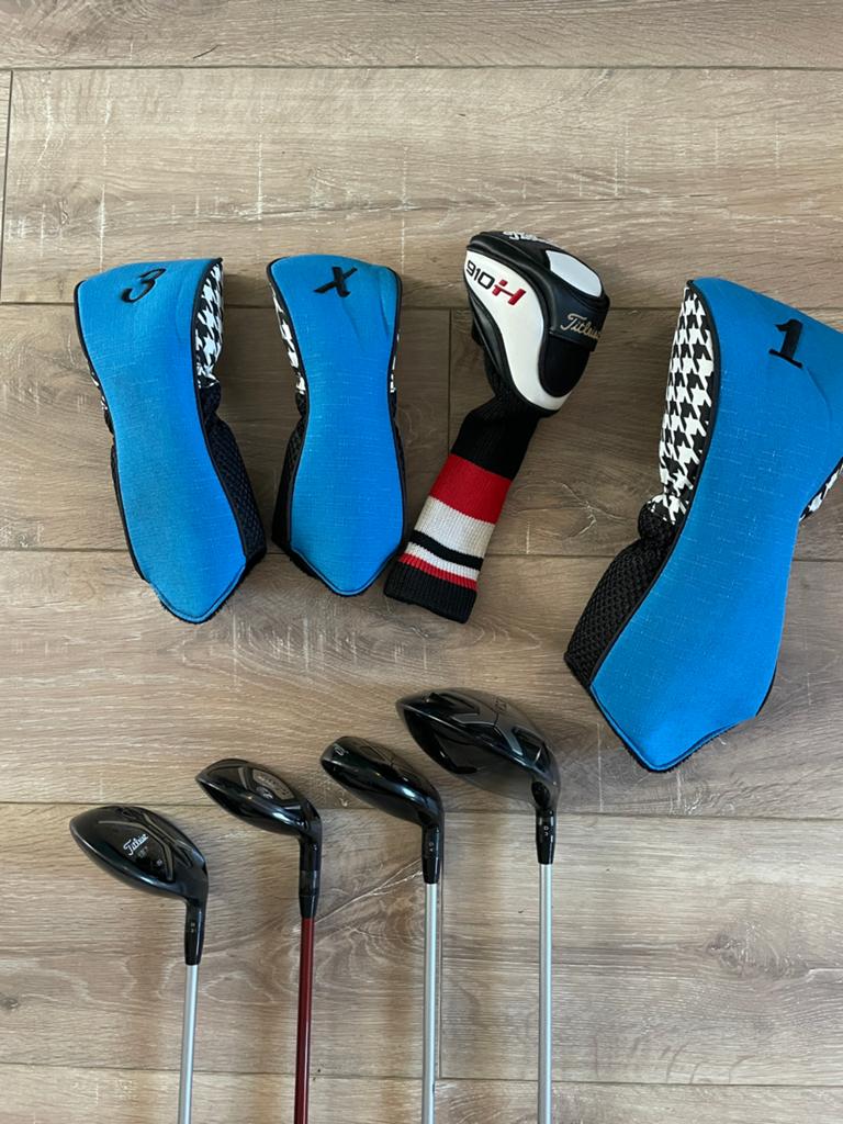 Golf houten set titleist, 2x hybride, houten en driver, Ophalen of Verzenden, Gebruikt, Set