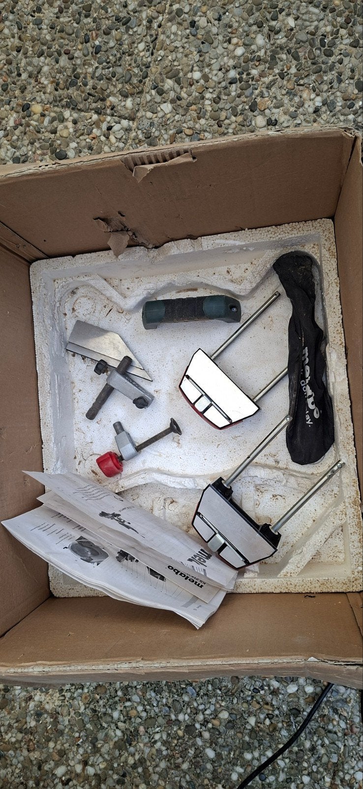 Metabo KS 216 M Lasercut Afkortzaag - 1350W, Ophalen, Gebruikt, 70 mm of meer, Afkortzaag