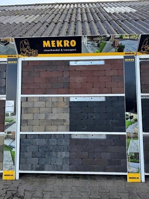 stonique trommel betonstraatsteen 6 cm musselkalk, Klinkers, Nieuw, Ophalen of Verzenden, 10 m² of meer