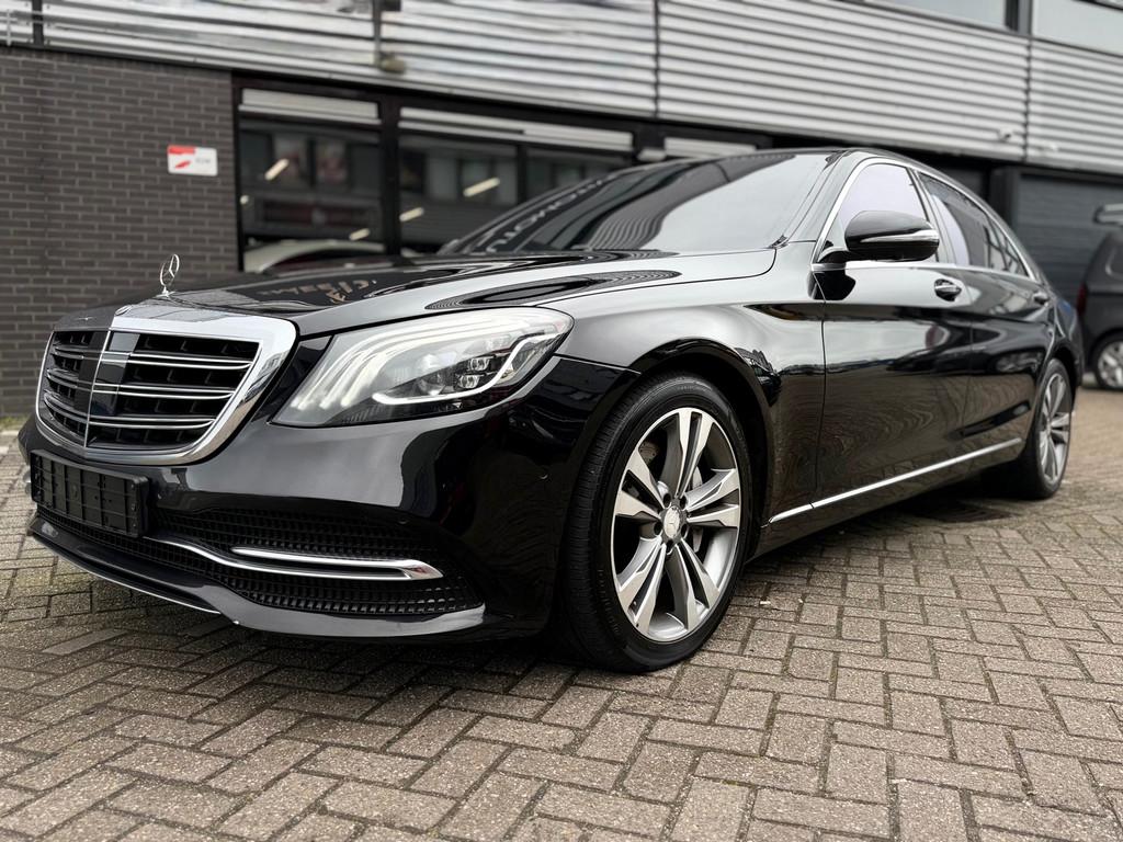 Mercedes-Benz S-klasse 500 Lang Prestige Plus,vollllll, Verwarming stoelen achter, Achterwielaandrijving, Gebruikt, Zwart