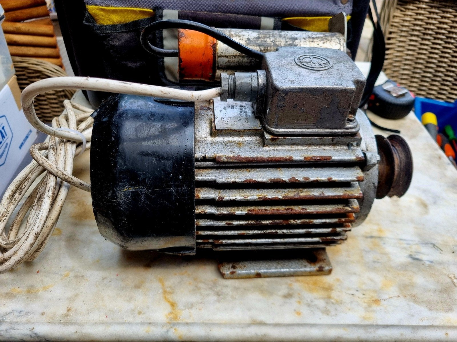 Gebruikte Elektromotor 0,55 kW 1360 RPM 400V, Ophalen, Gebruikt, Elektromotor