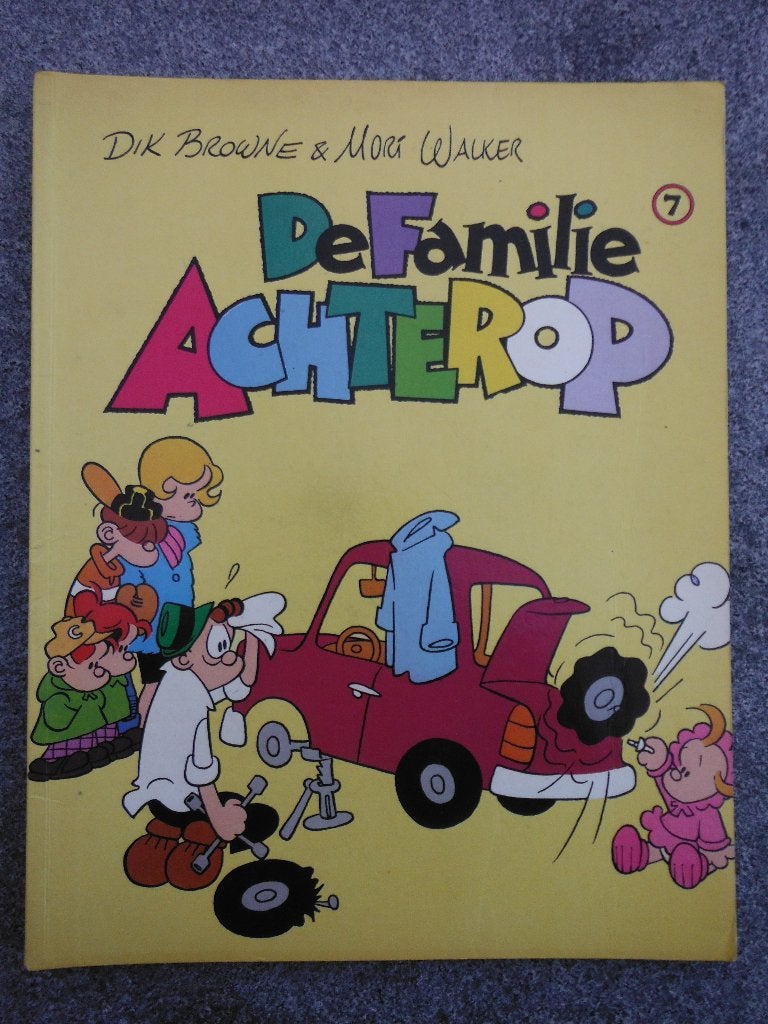 De Familie Achterop. Nr 7, Boeken, Stripboeken, Eén stripboek, Ophalen of Verzenden, Gelezen