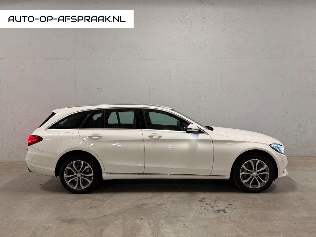 Mercedes-Benz C-klasse Estate 350 e Leer Navi Camera Stoelve, Auto's, Mercedes-Benz, Automaat, Achterwielaandrijving, Gebruikt
