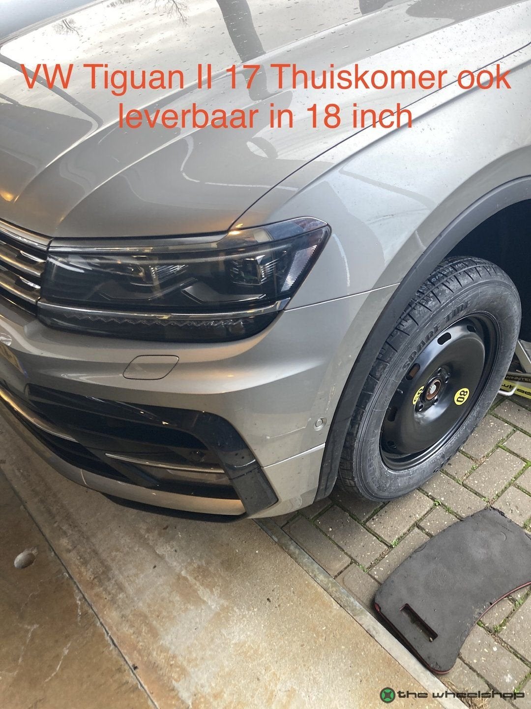 Thuiskomer Reservewiel VW Tiguan Golf 7/8 T-Roc Audi A3/Q3 1, Gebruikt, -, Banden en Velgen, VWAG