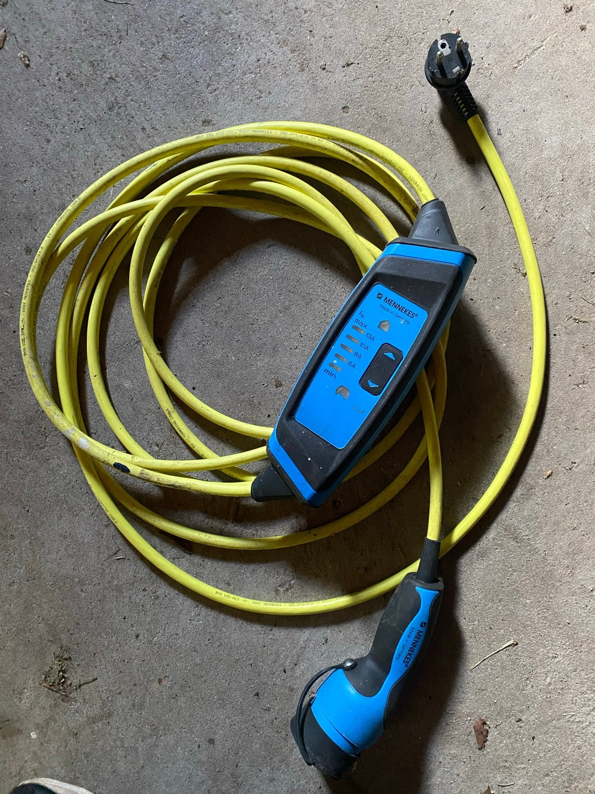 Mennekes Thuis Laadkabel 8m voor Elektrische/Hybride Auto, Ophalen of Verzenden, Zo goed als nieuw