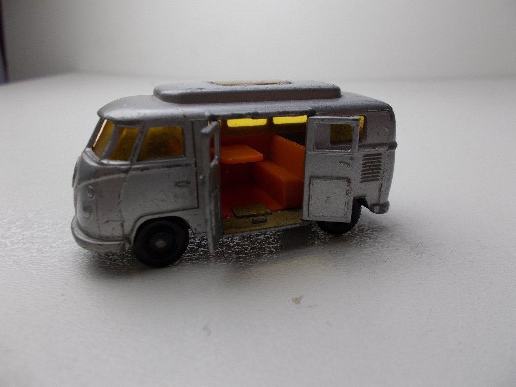1967 Lesney Matchbox No 34. VOLKSWAGEN CAMPER +DEURTJES! (C), Hobby en Vrije tijd, Modelauto's | 1:87, Ophalen of Verzenden, Zo goed als nieuw