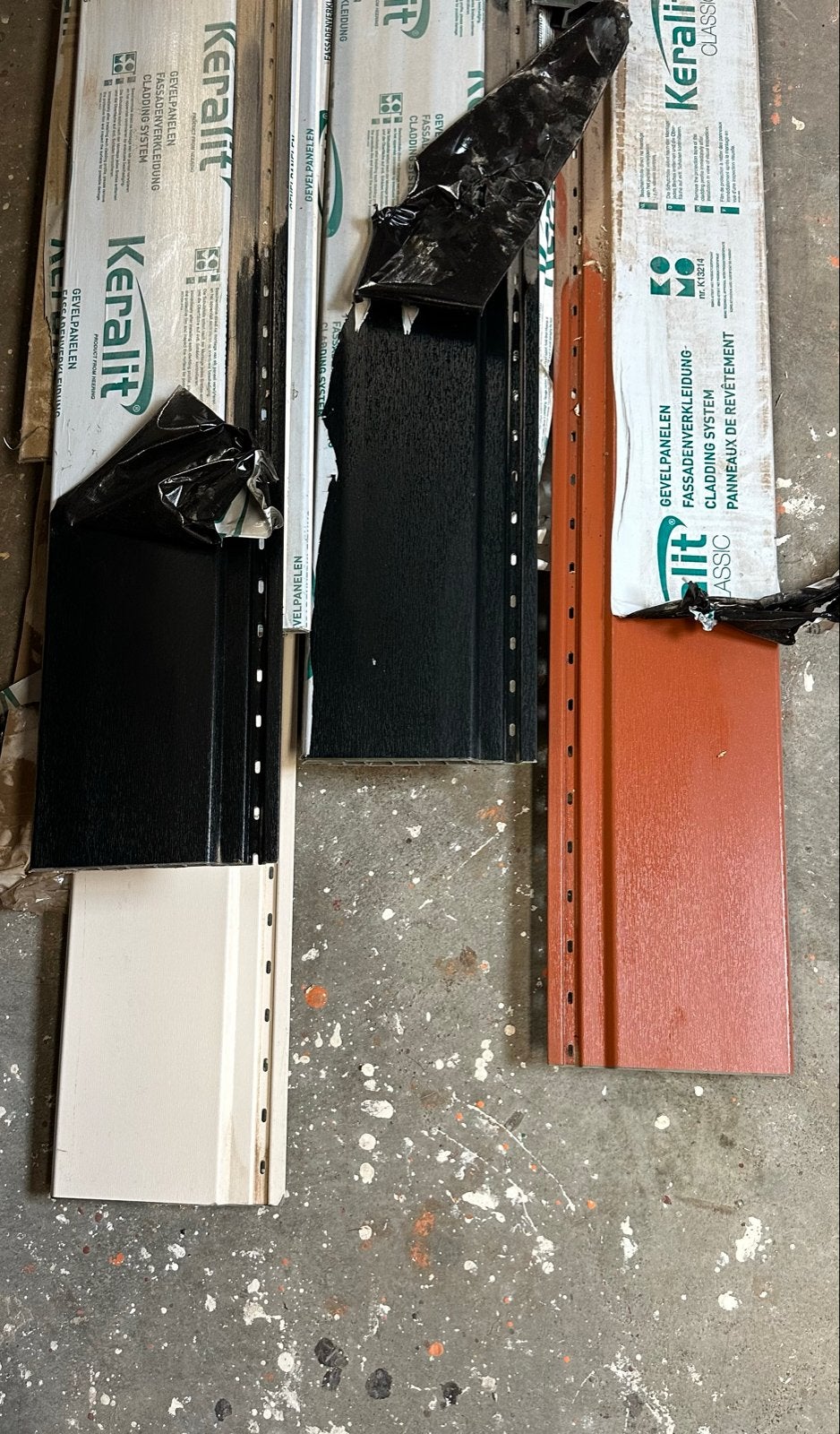 Keralit Gevelpanelen 143 mm werkende breedte, Ophalen of Verzenden, Nieuw, Overige materialen, Minder dan 20 mm