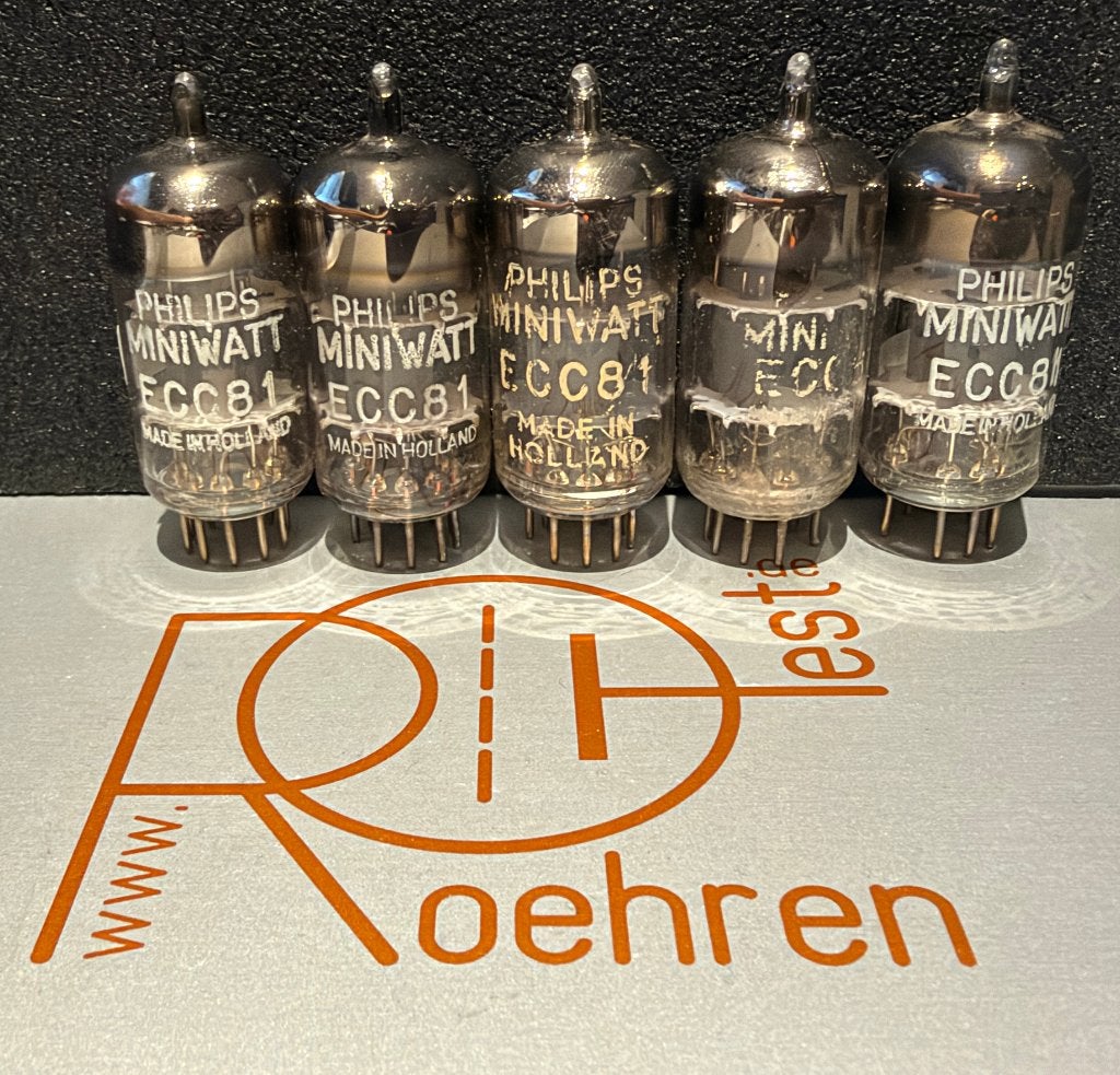 5x Philips ecc81 TK2 codes, Ophalen