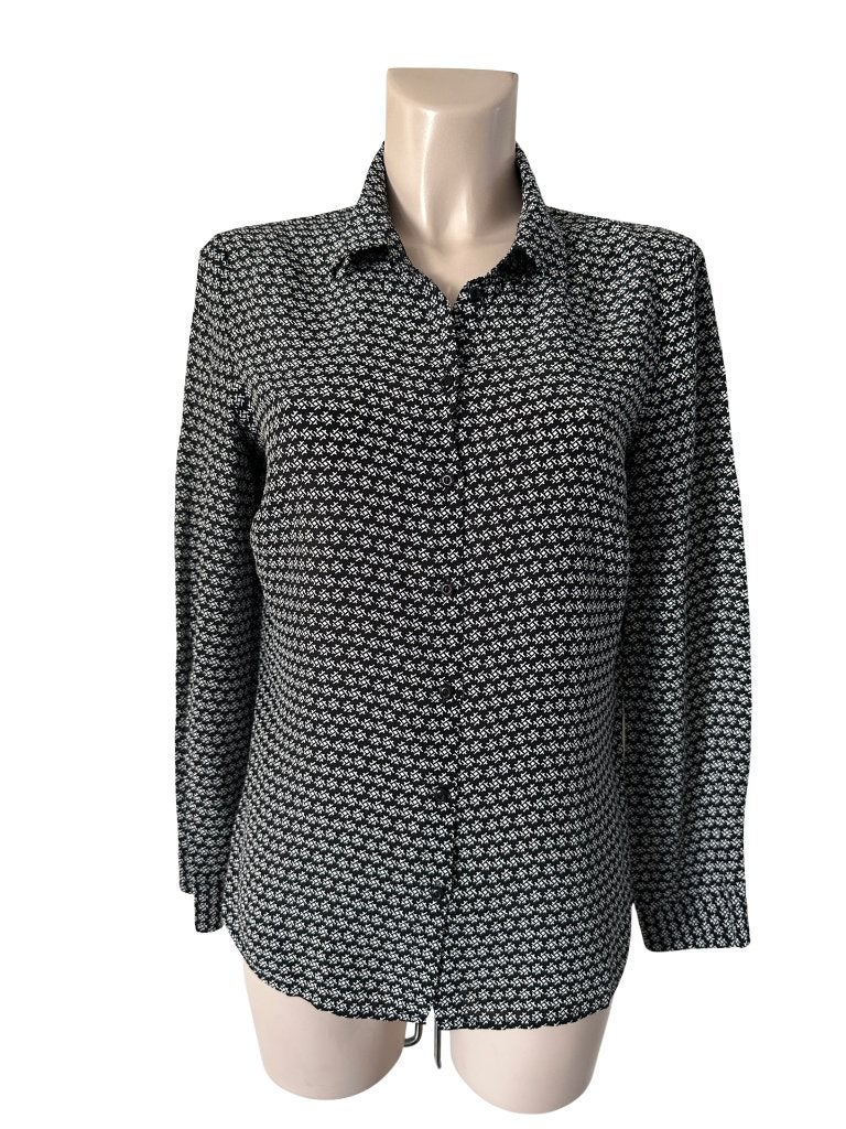 Patrizia Pepe blouse M, Kleding | Dames, Blouses en Tunieken, Zo goed als nieuw, Maat 38/40 (M), Zwart, Ophalen of Verzenden