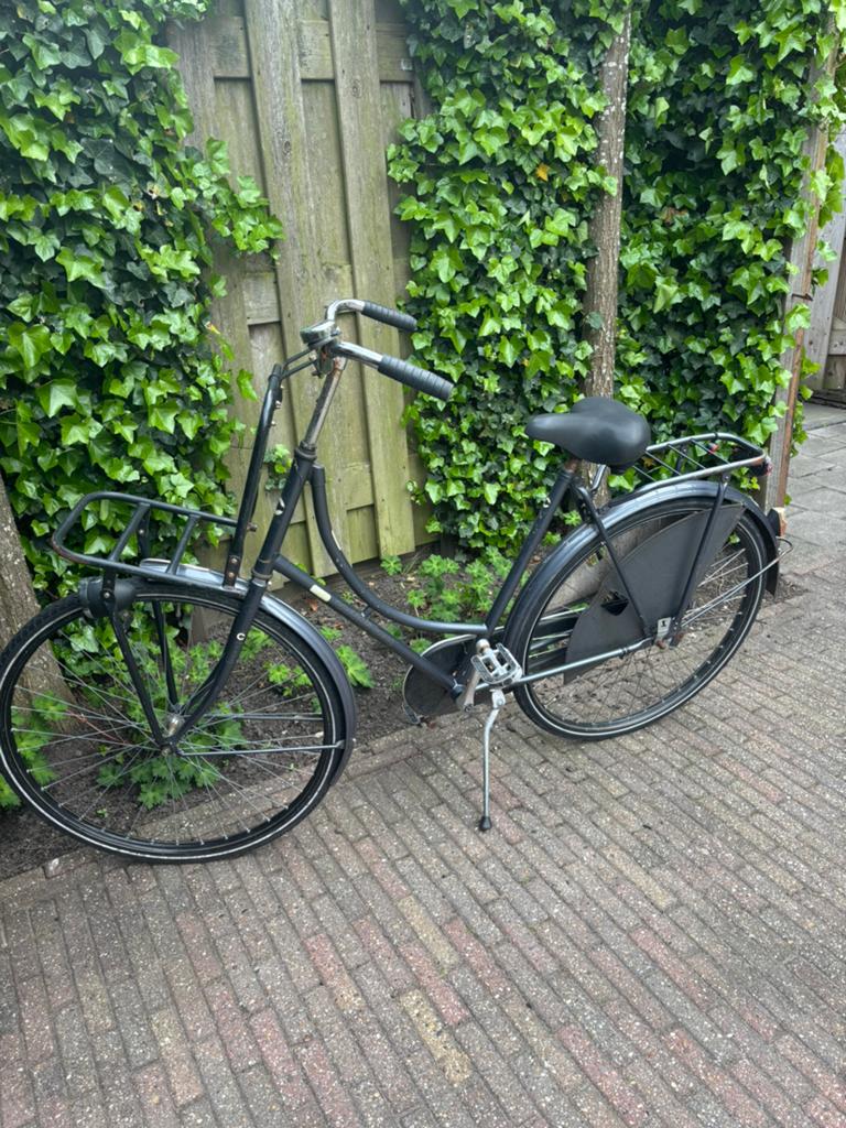 Omafiets, Ophalen, Gebruikt, Terugtraprem