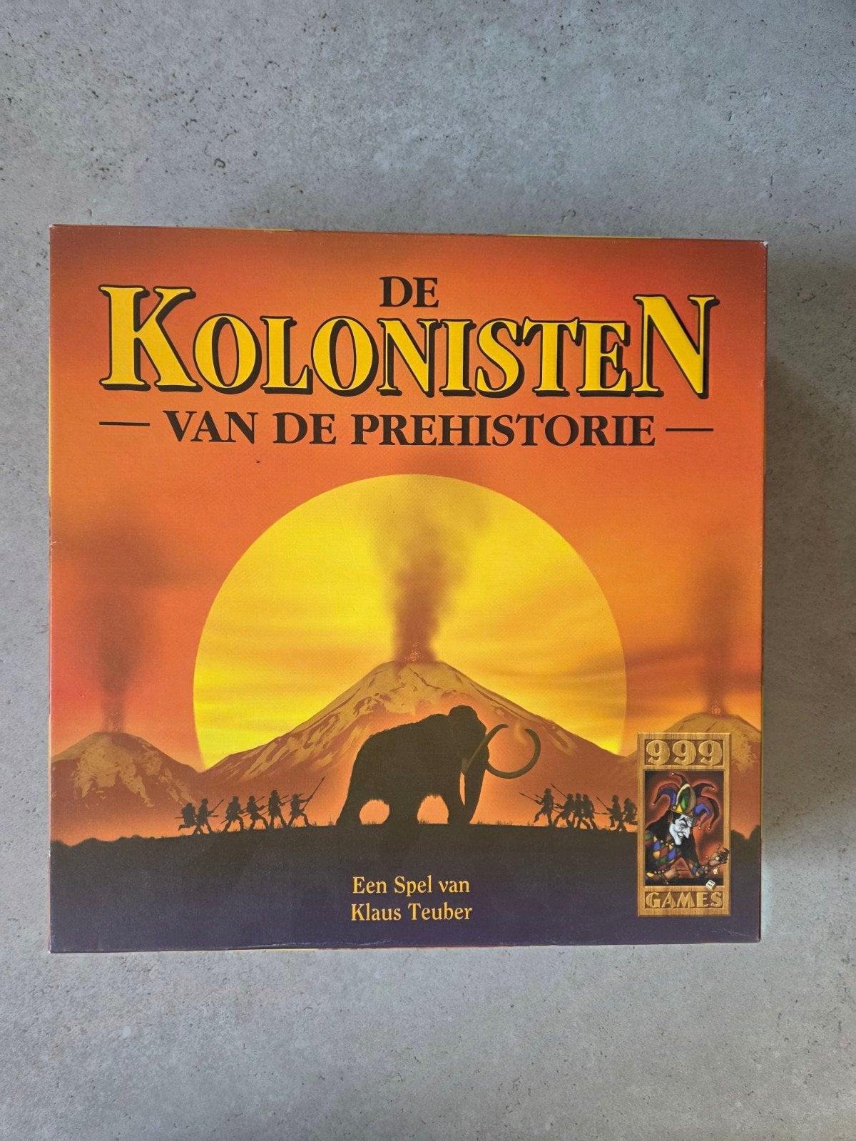 De Kolonisten van de Prehistorie - Bordspel, Drie of vier spelers, Ophalen of Verzenden, Gebruikt, 999 Games