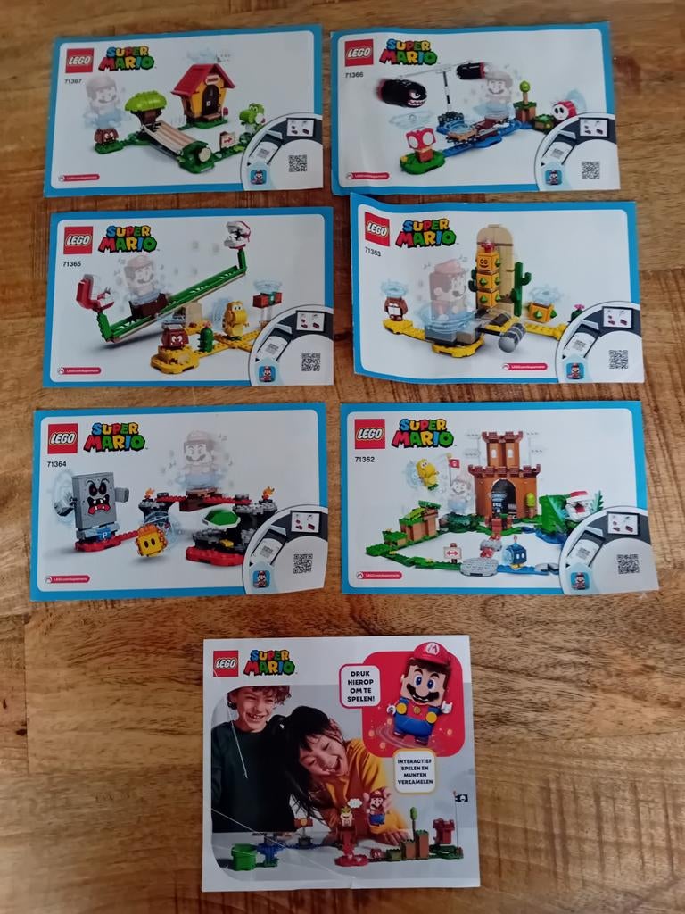 heel veel lego mario, mario sets 7 stuks, starterset, Kinderen en Baby's, Speelgoed | Duplo en Lego, Ophalen of Verzenden, Zo goed als nieuw