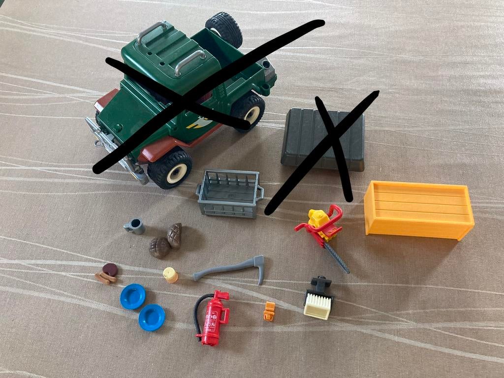 Playmobil brood, brandblusser ed…, Ophalen of Verzenden, Zo goed als nieuw
