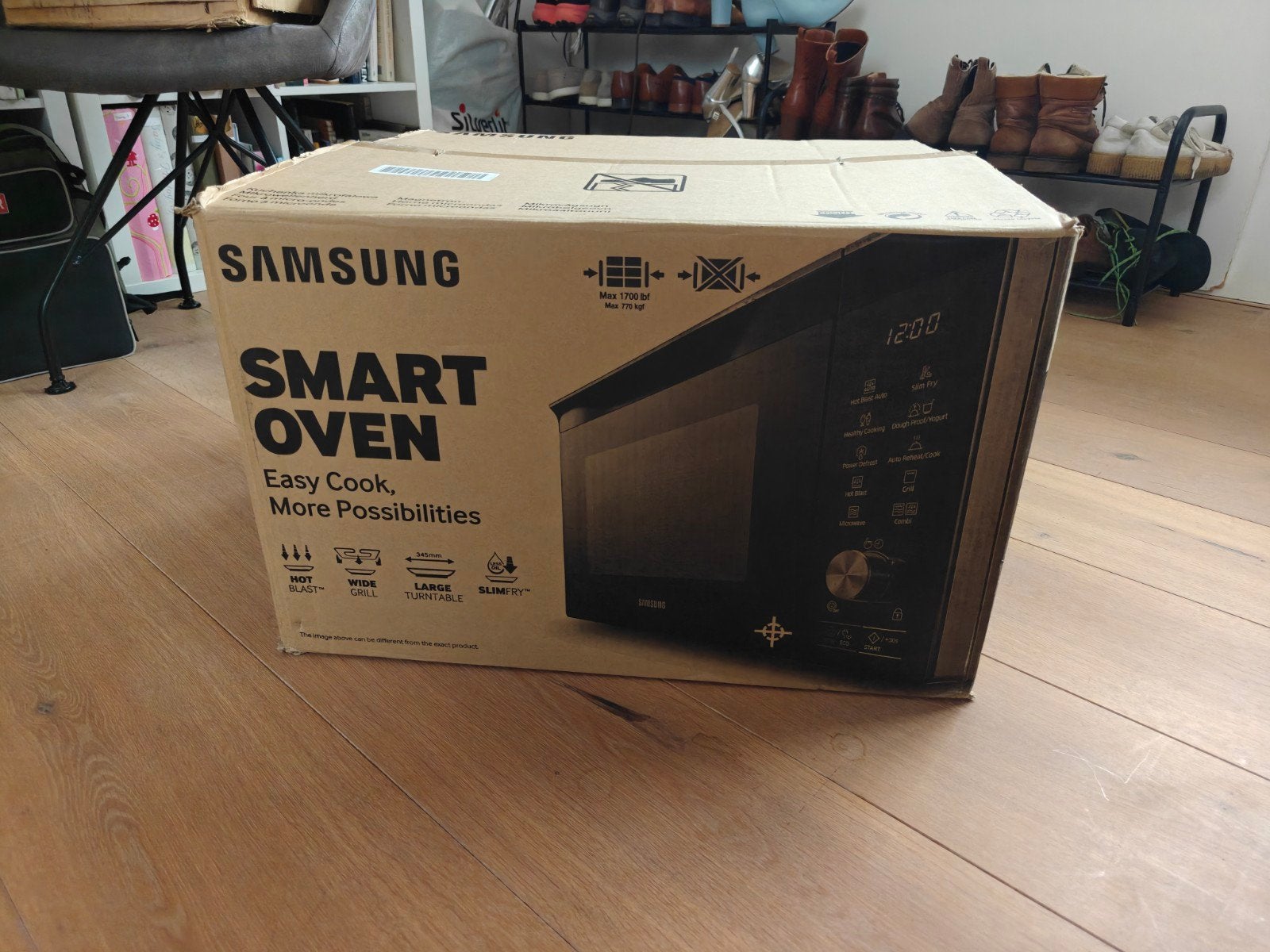 Samsung Smart Oven Combimagnetron - Nieuw in doos, Ophalen, Combimagnetron, Hete lucht, Zo goed als nieuw