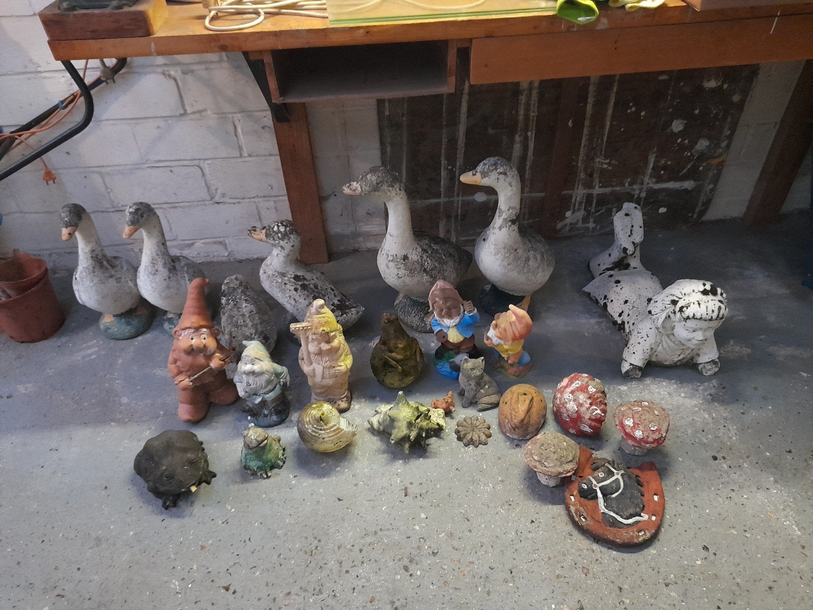 Diverse Tuin- en Werkplaatsartikelen: Barbecue, Beelden,, Ophalen, Gebruikt