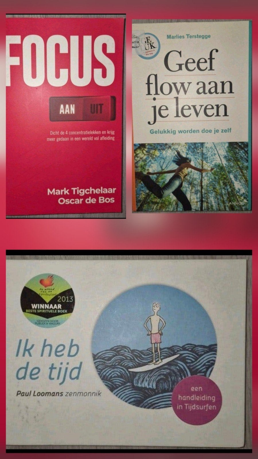 Geef flow aan je leven, Focus en ik heb de tijd, Ophalen of Verzenden, Zo goed als nieuw, Overige onderwerpen, Marlies Terstegge