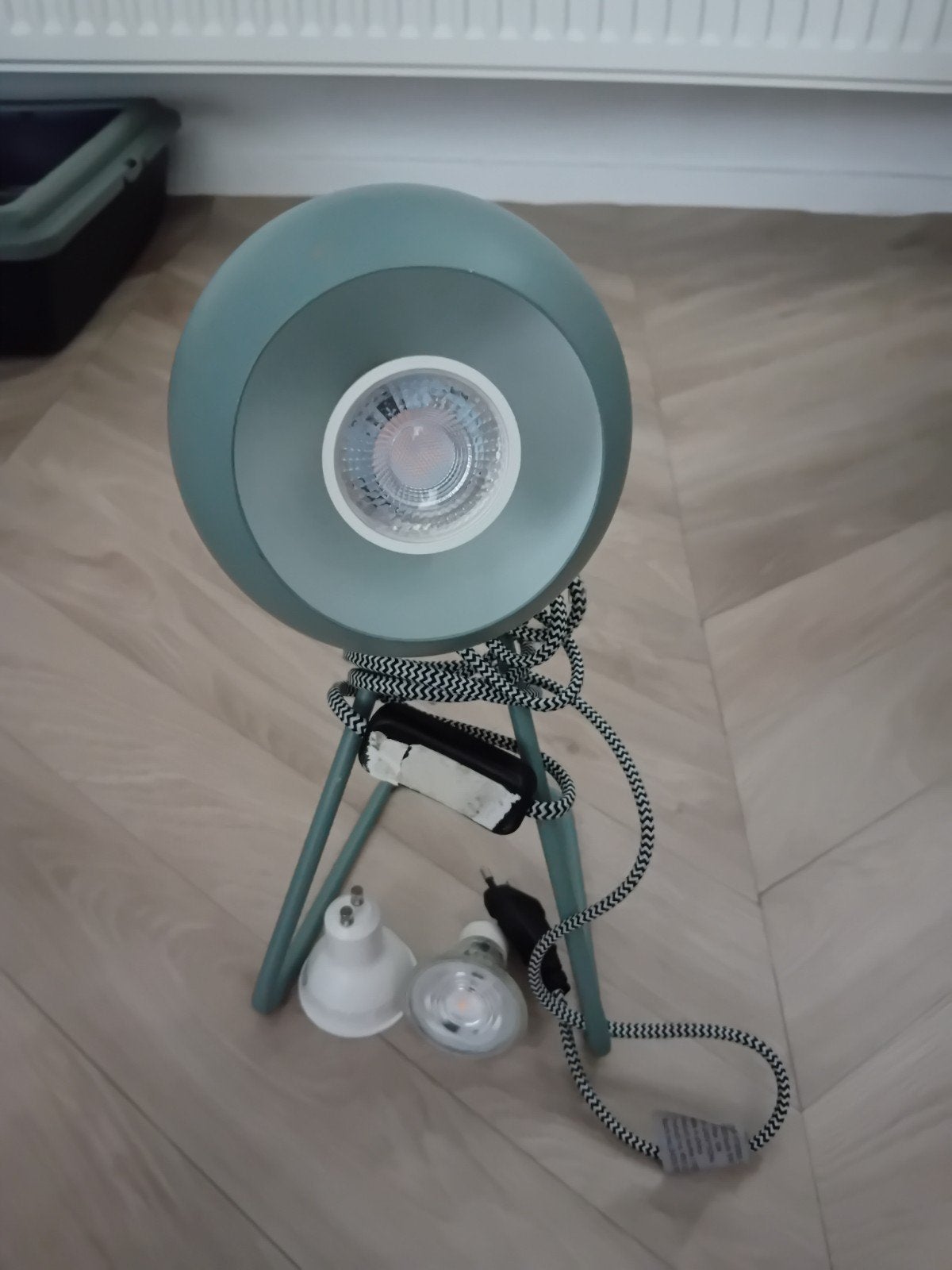 leuke  lamp  van jysk, Ophalen, Nieuw, Metaal of Aluminium, Vloerspot of Grondspot