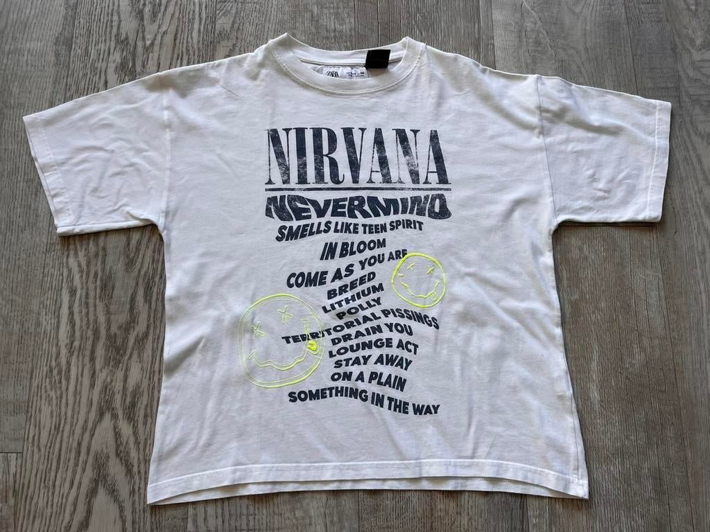 Nirvana shirt maat 164, Ophalen of Verzenden, Gebruikt, Meisje, Shirt of Longsleeve