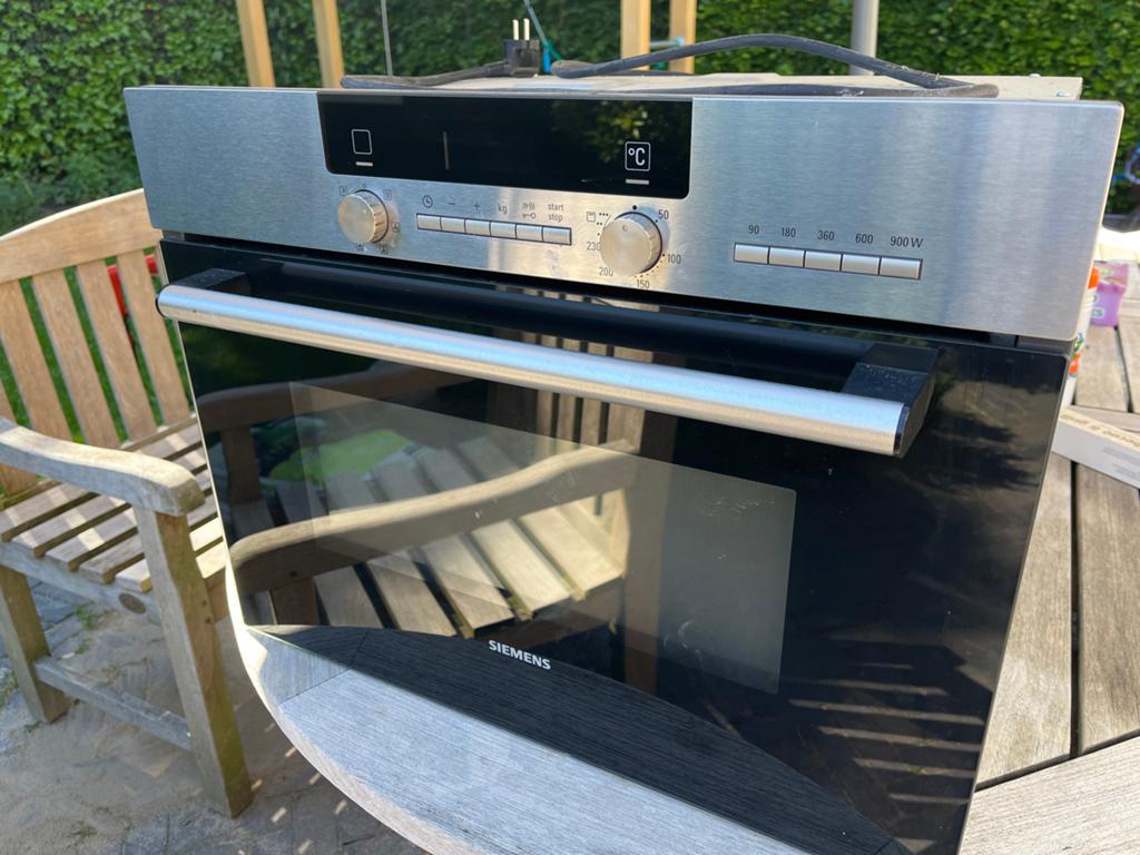 Siemens Combi-oven HB84H501/36 - Defect, Ophalen, 45 tot 50 cm, Hete lucht, 60 cm of meer