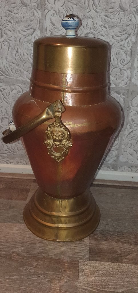 Antieke koperen pot, Antiek en Kunst, Antiek | Koper en Brons, Ophalen, Koper