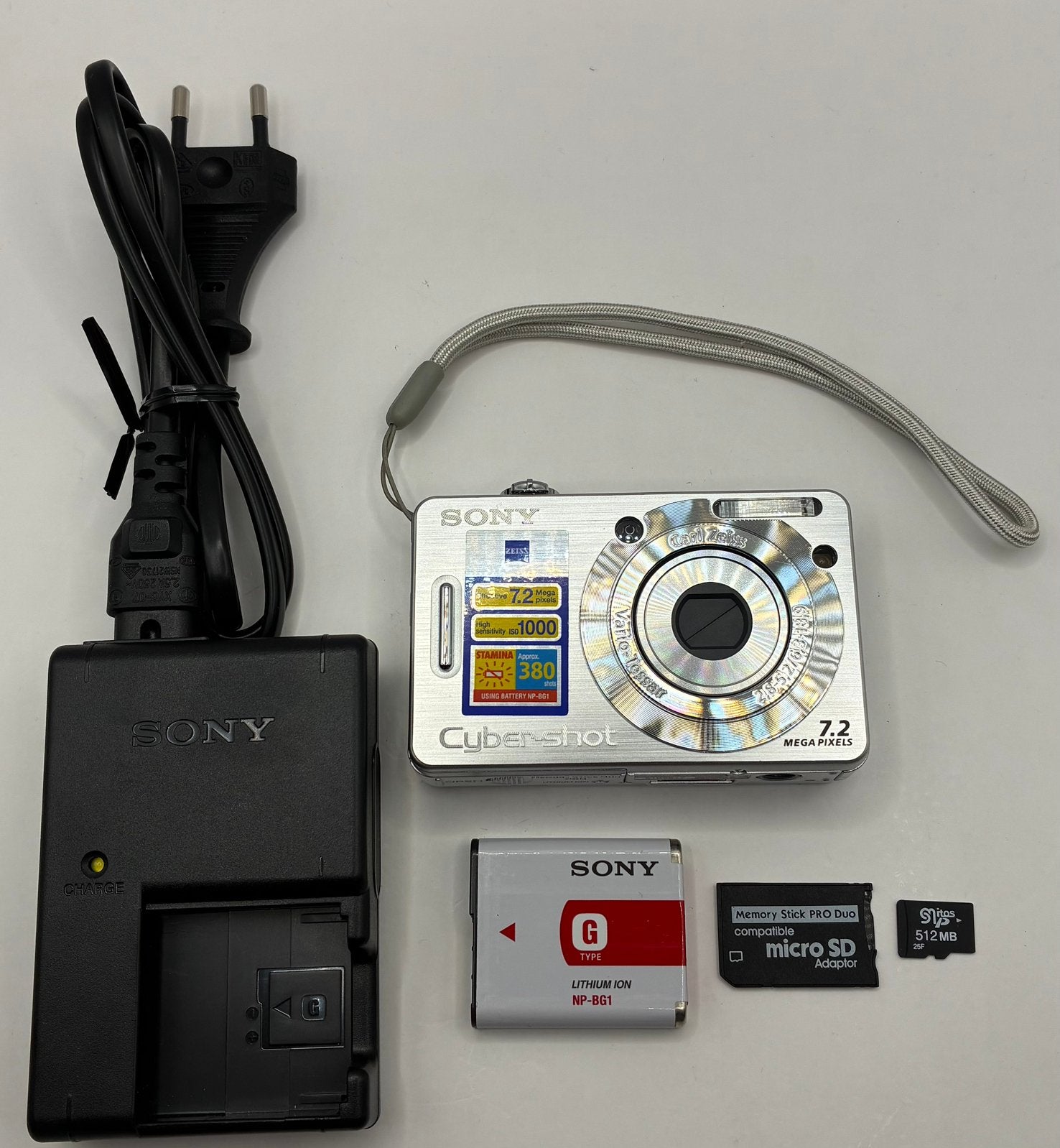 Sony Cyber-shot DSC-W55 - compact camera, Audio, Tv en Foto, Fotocamera's Digitaal, Ophalen of Verzenden, Zo goed als nieuw, Sony