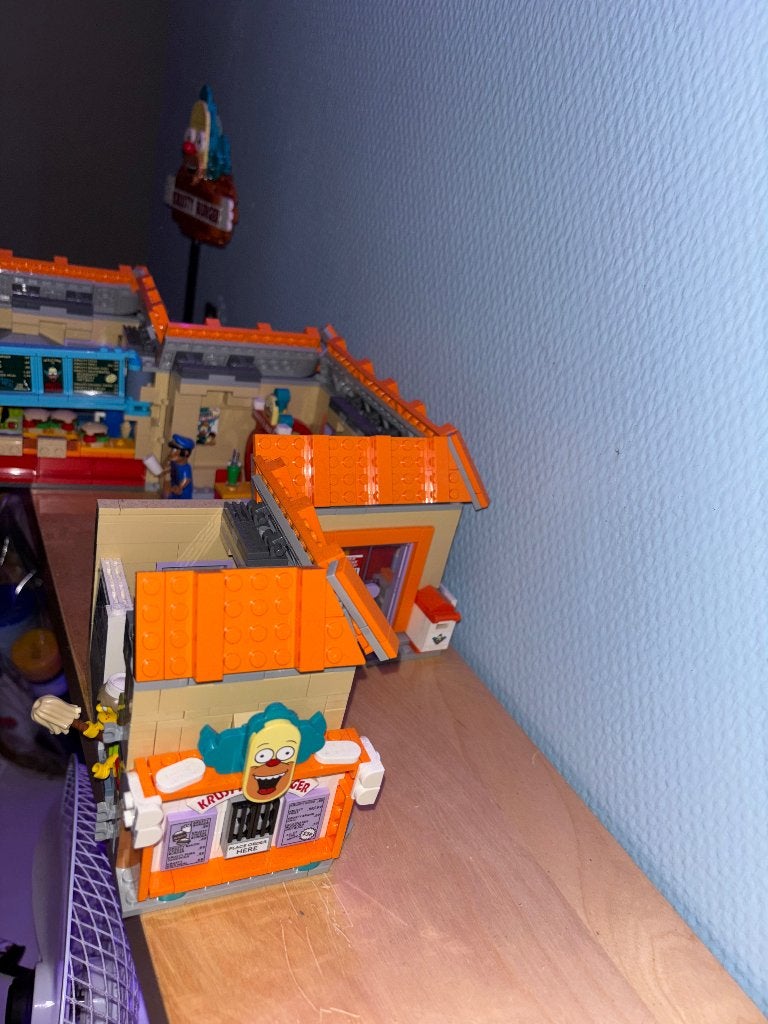 Lego simpsons krusty burger, Hobby en Vrije tijd, Ophalen, Zo goed als nieuw, Groter dan 1:32