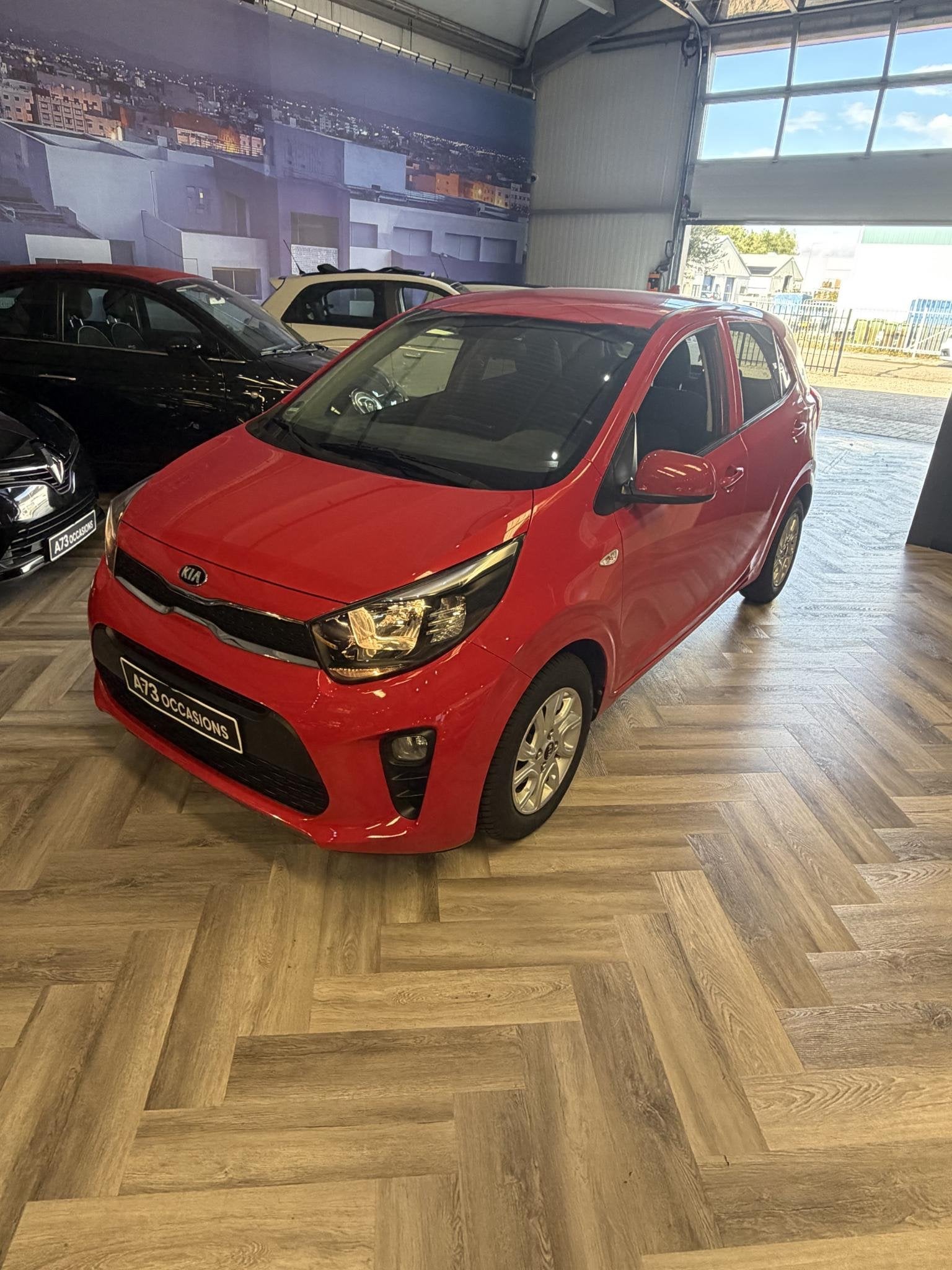 Kia Picanto 1.0 MPi DynamicLine Camera,Stoelverwarming,Stuur, Voorwielaandrijving, Stof, Gebruikt, Euro 6