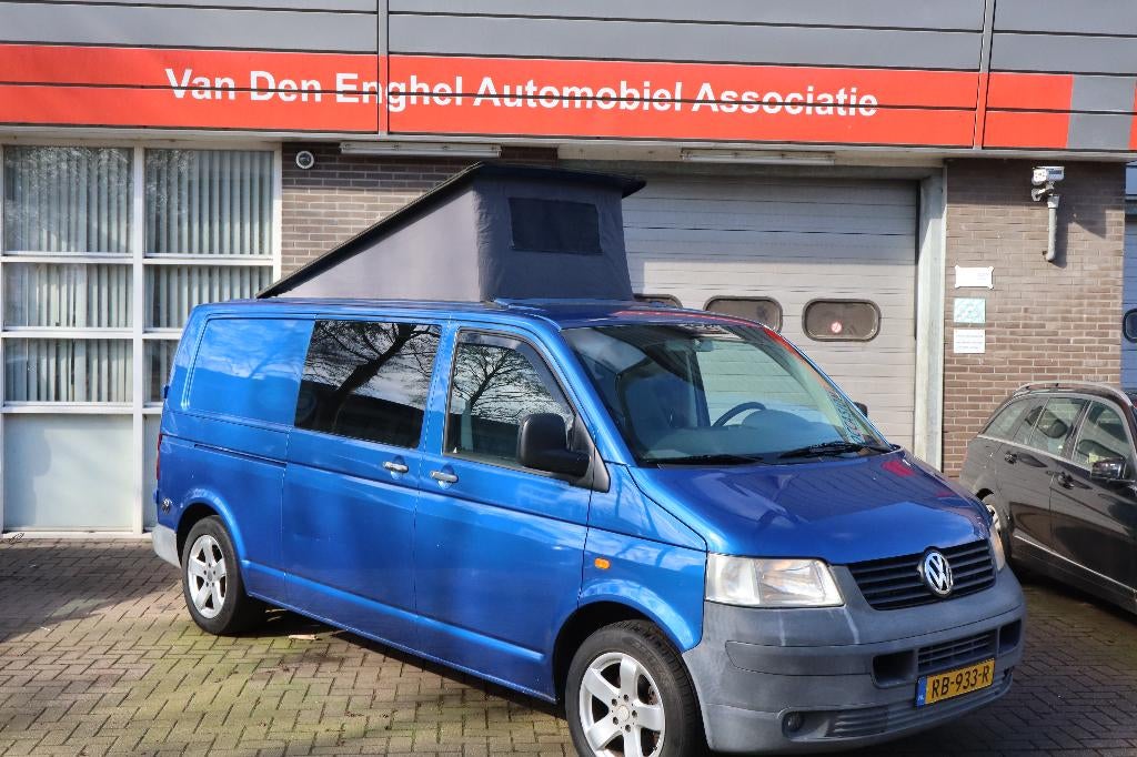 Volkswagen Transporter T5 Camper Airco, Caravans en Kamperen, Campers, Bedrijf, Verwarmde buitenspiegels, 5 tot 6 meter, Standkachel