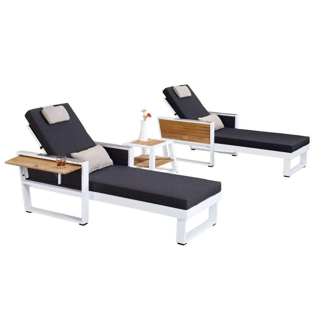 Higold York Sunlounger Set - magazijn opruiming 95401760, Ophalen, Nieuw, Aluminium, Verstelbaar