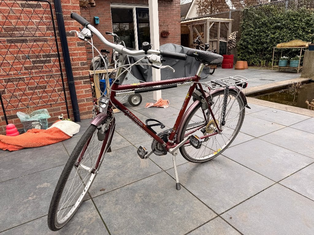 Stadsfiets Gazelle Cayo - 21 versnellingen, Fietsen en Brommers, Ophalen, Gebruikt, Velgrem, Versnellingen