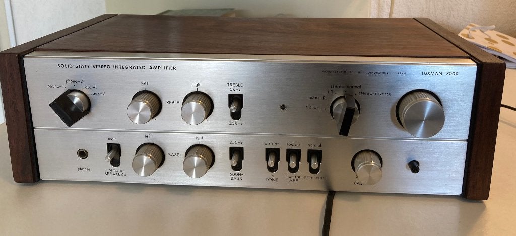Luxman SQ700X vintage versterker, Gebruikt, Ophalen, Overige merken, Minder dan 60 watt