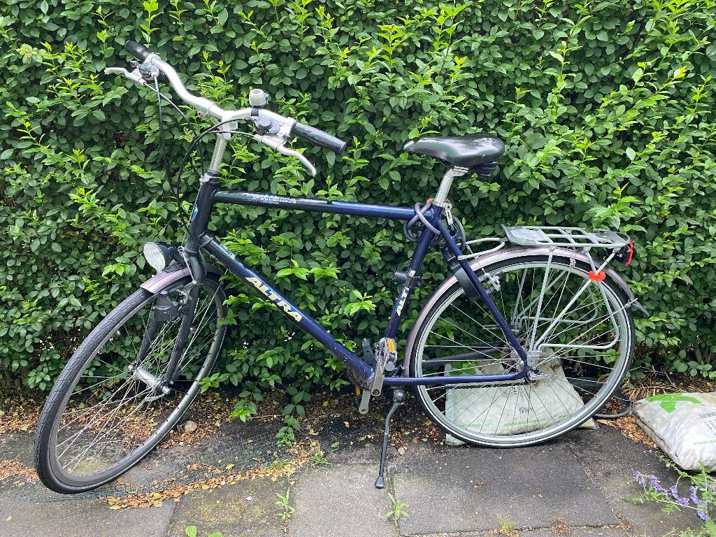 Herenfiets Altra Prisma (blauw), Gebruikt, Velgrem, Versnellingen, Ophalen