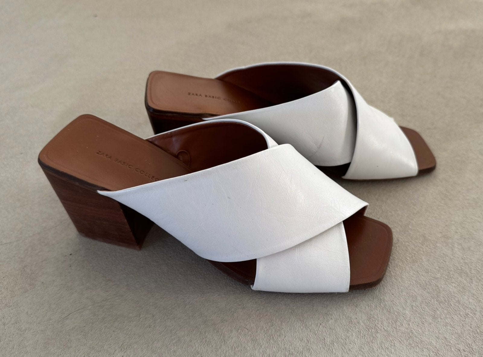 Leren schoenen nieuw maat 37 van ZARA, Ophalen, Wit, Nieuw, Sneakers of Gympen