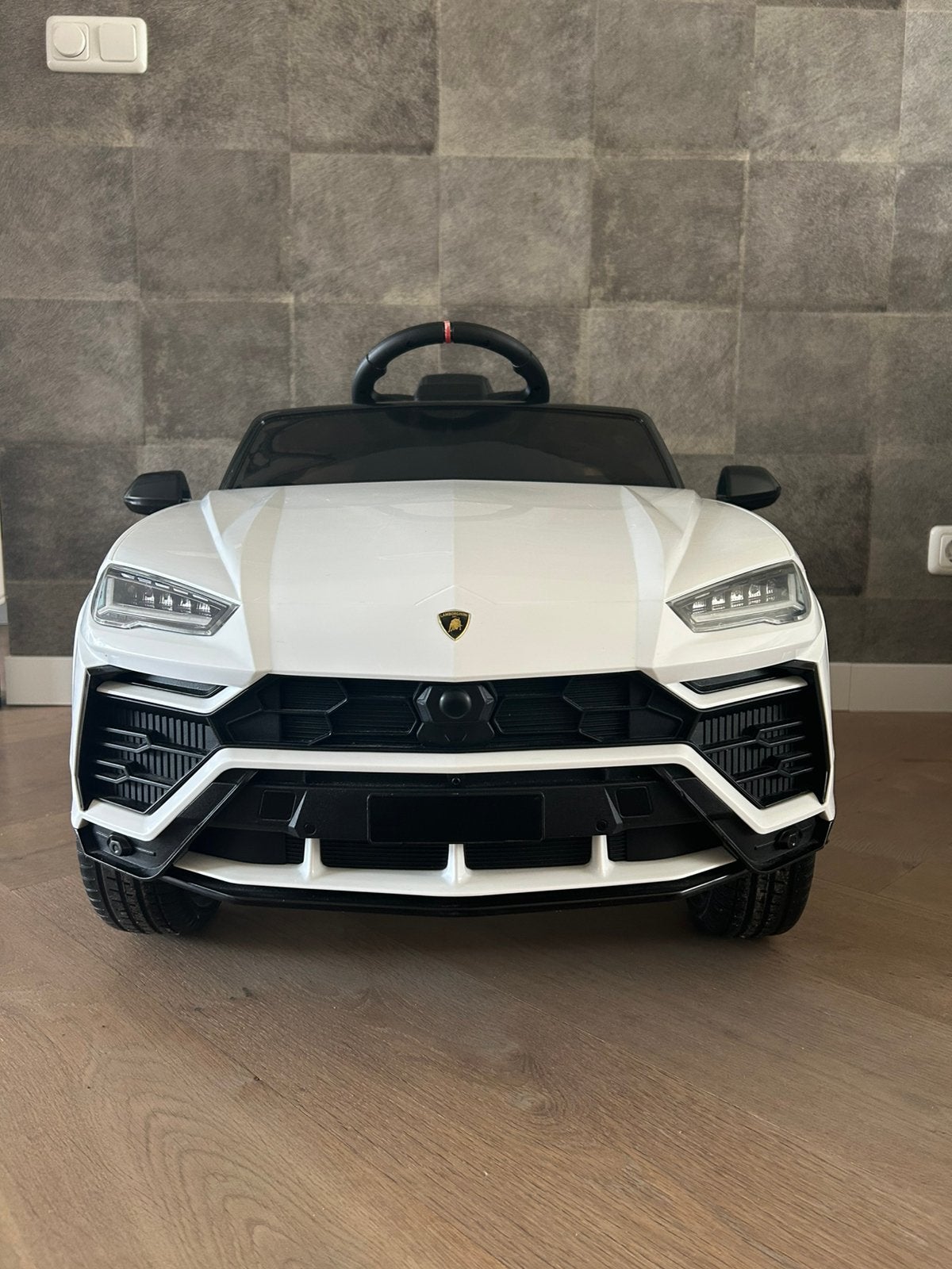 Lamborghini URUS 12V kinderauto wit, Ophalen of Verzenden, Gebruikt