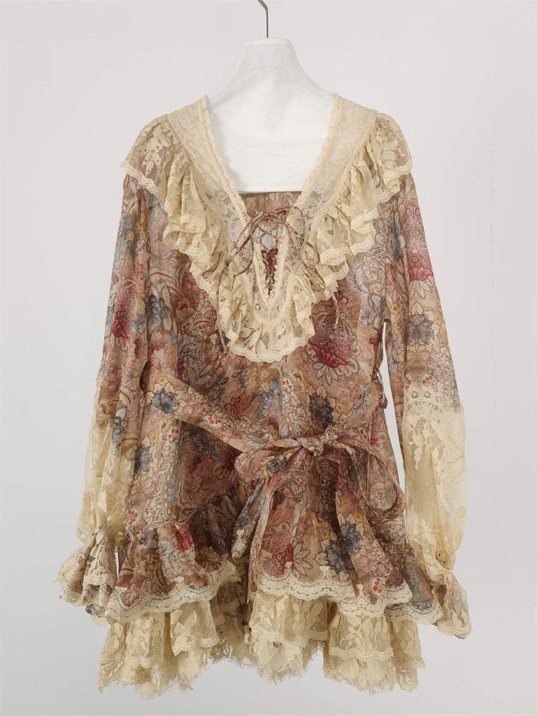 Zomer jurkje kort Zimmermann, Kleding | Dames, Jurken, Verzenden, Zo goed als nieuw, Maat 38/40 (M), Boven de knie