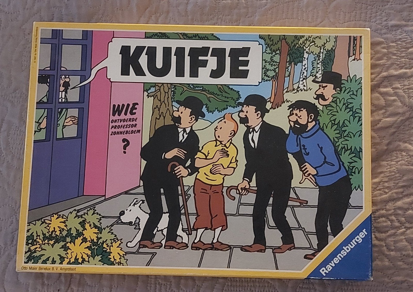Kuifje: Wie ontvoerde Professor Zonnebloem?, Een of twee spelers, Ophalen of Verzenden, Zo goed als nieuw, Ravensburger