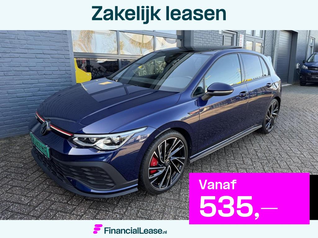 Volkswagen Golf 8 2.0 TSI GTI DSG Clubsport 300 PK Navi Pano, Stof, Gebruikt, Zwart, 4 cilinders