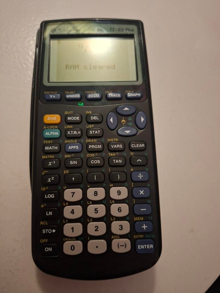 Texas Instruments  TI 83 Plus, Diversen, Ophalen, Grafische rekenmachine
