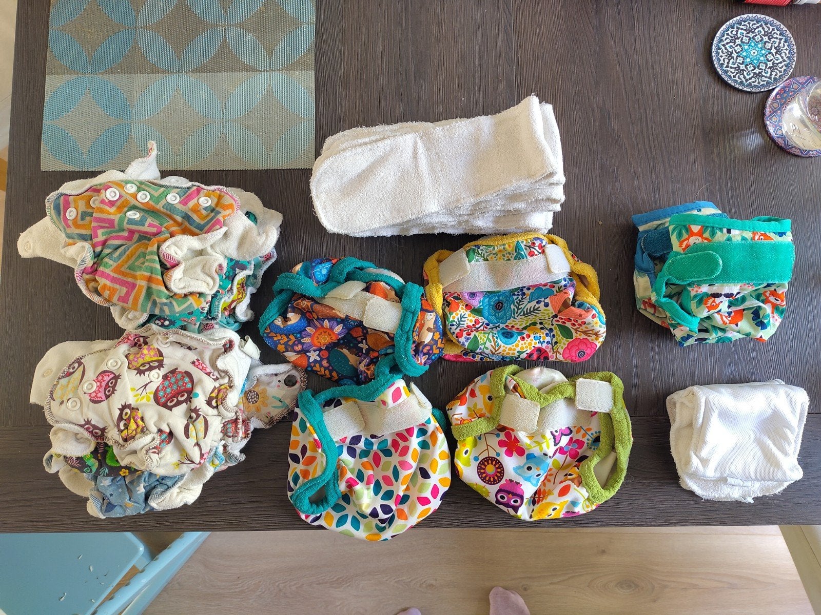 Wasbare luiers Petit Lulu (newborn), Ophalen of Verzenden, Gebruikt, Petit lulu, Jongetje of Meisje