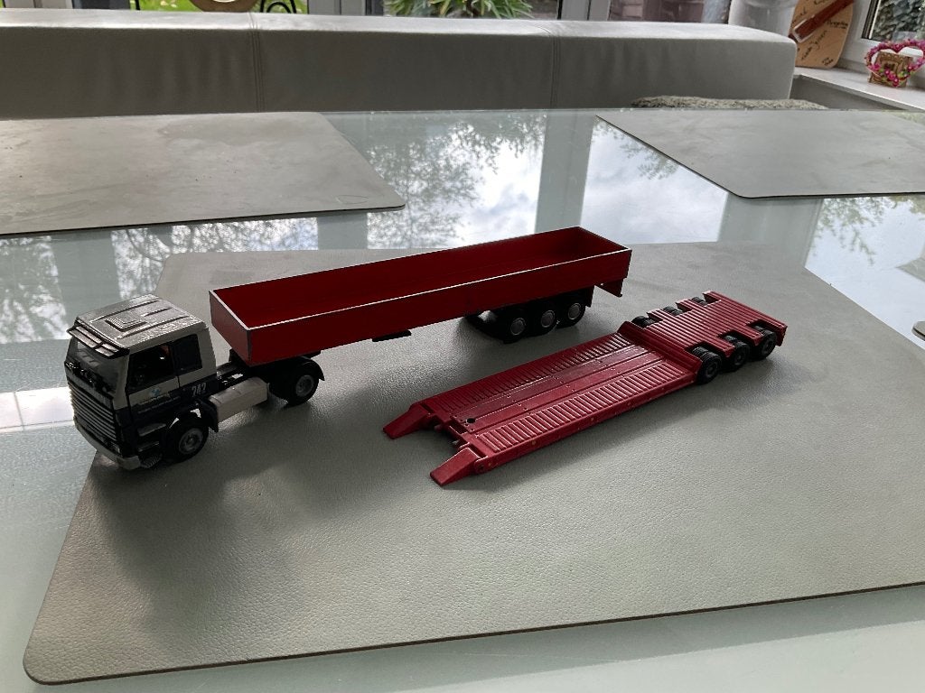 Van opijnen gorssel Scania met trailer, Ophalen of Verzenden, Gebruikt, Bus of Vrachtwagen, Tekno