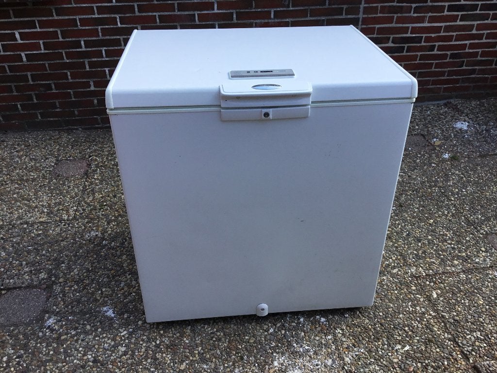 Whirlpool diepvrieskist, Witgoed en Apparatuur, Vriezers en Diepvrieskisten, Ophalen, Vrieskist, Gebruikt, Minder dan 85 cm