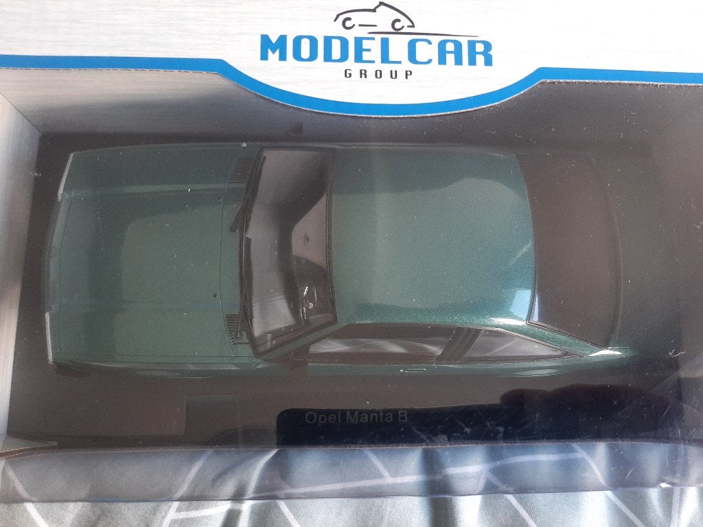 Opel manta b 1:18 groen gt/e, Ophalen of Verzenden, Nieuw, Auto, Overige merken