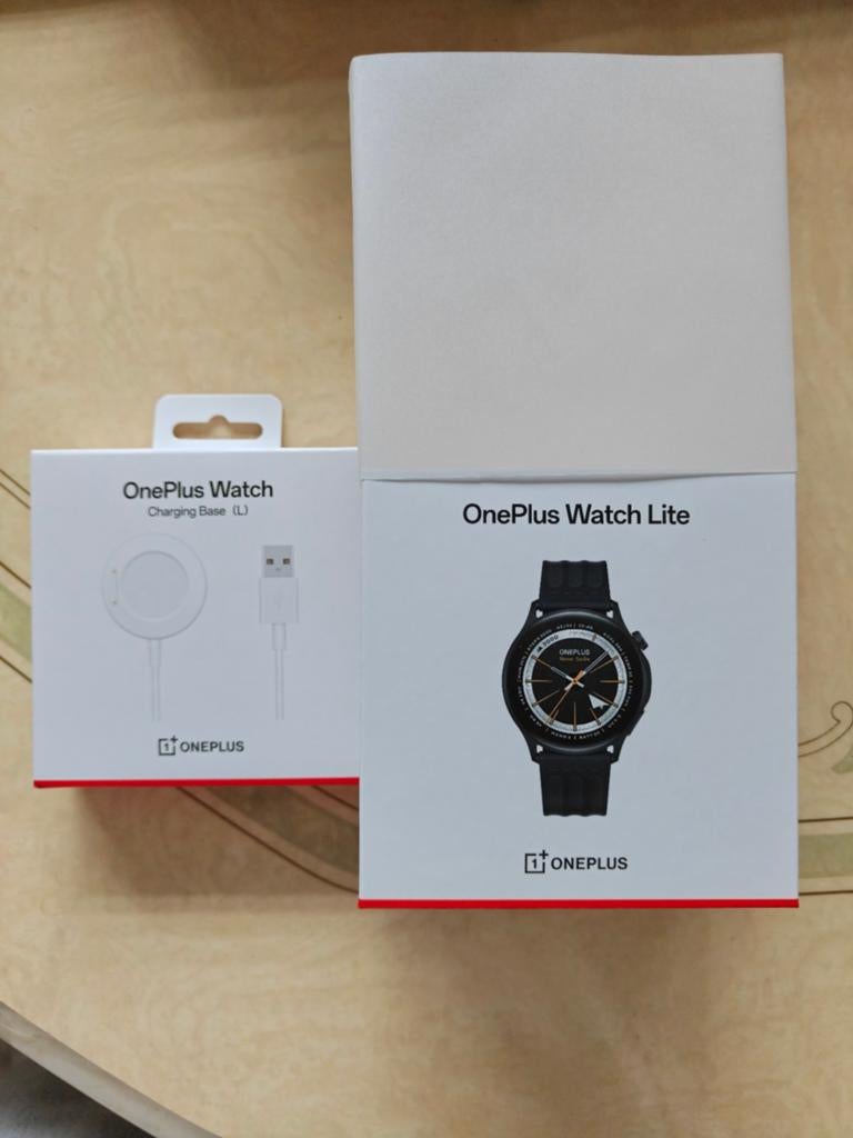 OnePlus Watch Lite met Oplaadstation, Ophalen, Oneplus, Zwart, Nieuw
