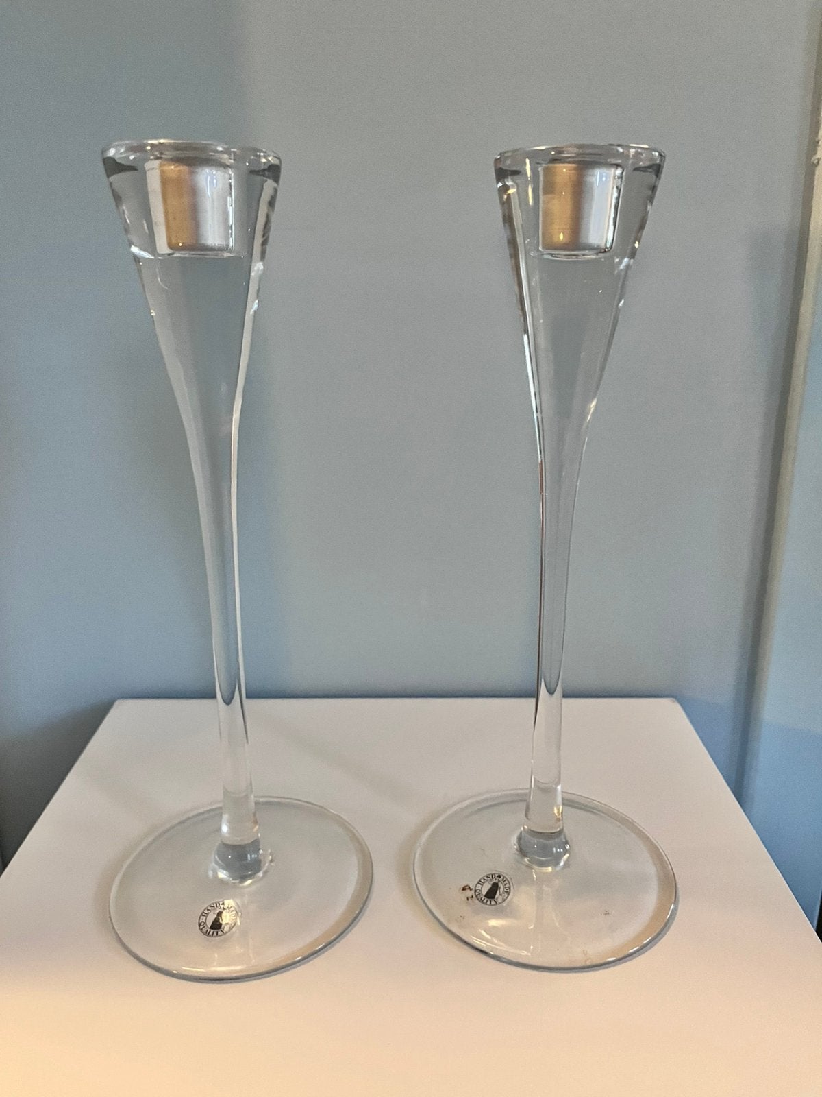 Vintage kandelaars Ikea Gästvänli ontwerp Anne  Anne Nilsson, Ophalen of Verzenden, Zo goed als nieuw, Glas, IKEA