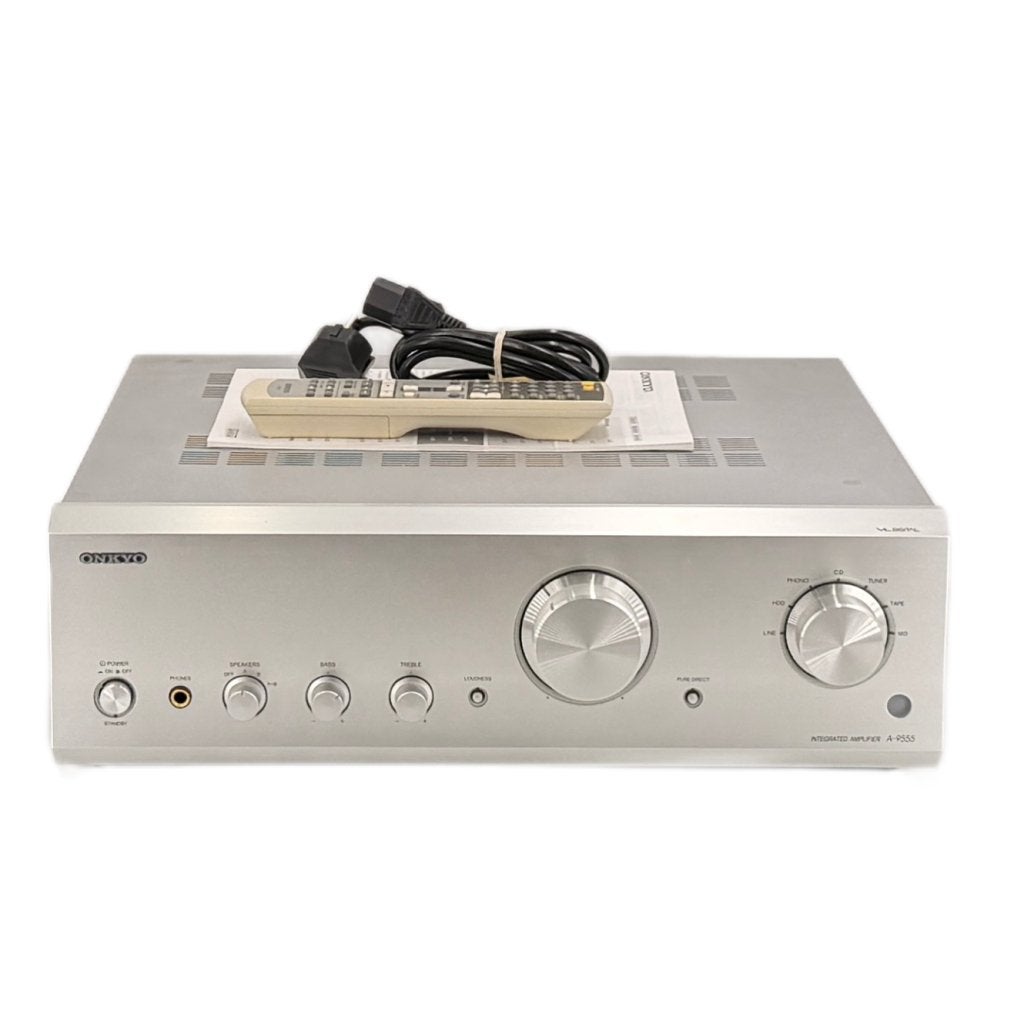 Onkyo A-9555 Stereo Versterker - Zilver, Onkyo, Zo goed als nieuw, Support@onkyo.com, 2-1 Nisshin-cho, Neyagawa-shi
Osaka 572-8540
Japan