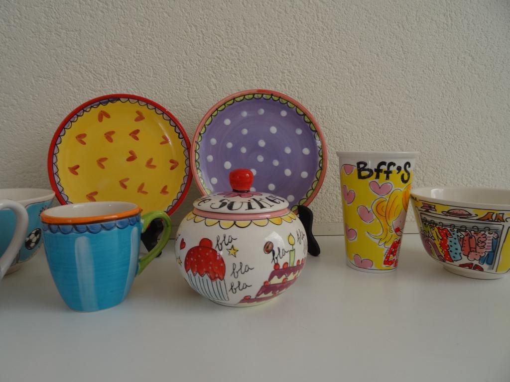 blond servies, Blond Amsterdam, Verzenden, Zo goed als nieuw, Kop(pen) en/of Schotel(s)