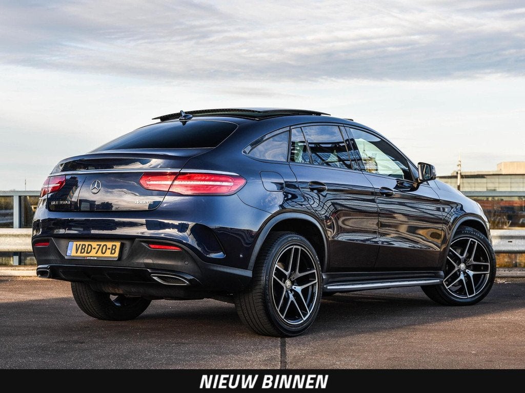 Mercedes-Benz GLE-klasse Coupé 350 d 4MATIC AMG Panoramadak, Automaat, Gebruikt, 258 pk, Blauw