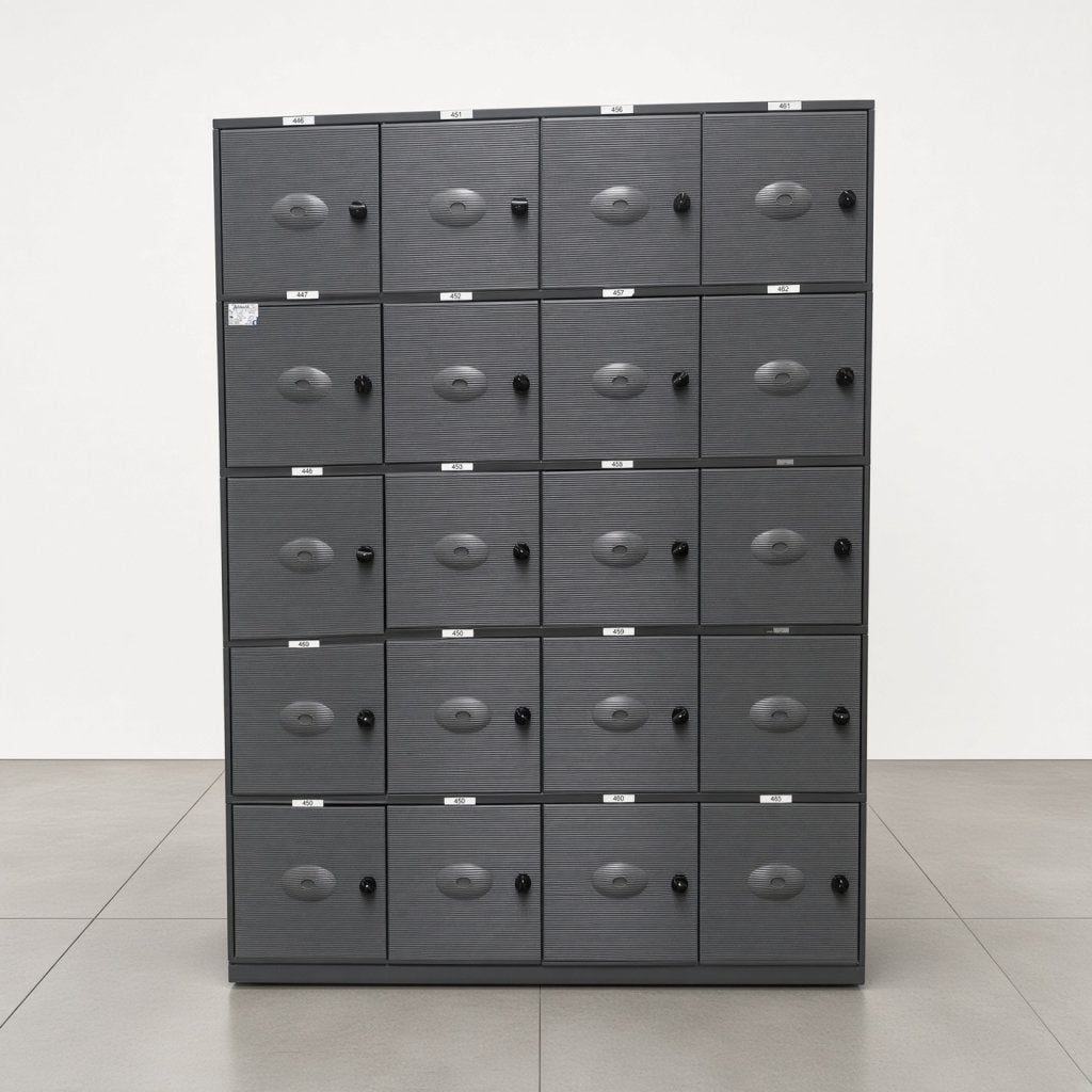 20-deurs lockerkast Sonesto 5-delig - 227x157x59 cm, Niet ingevuld, Gebruikt, Niet ingevuld, Niet ingevuld
