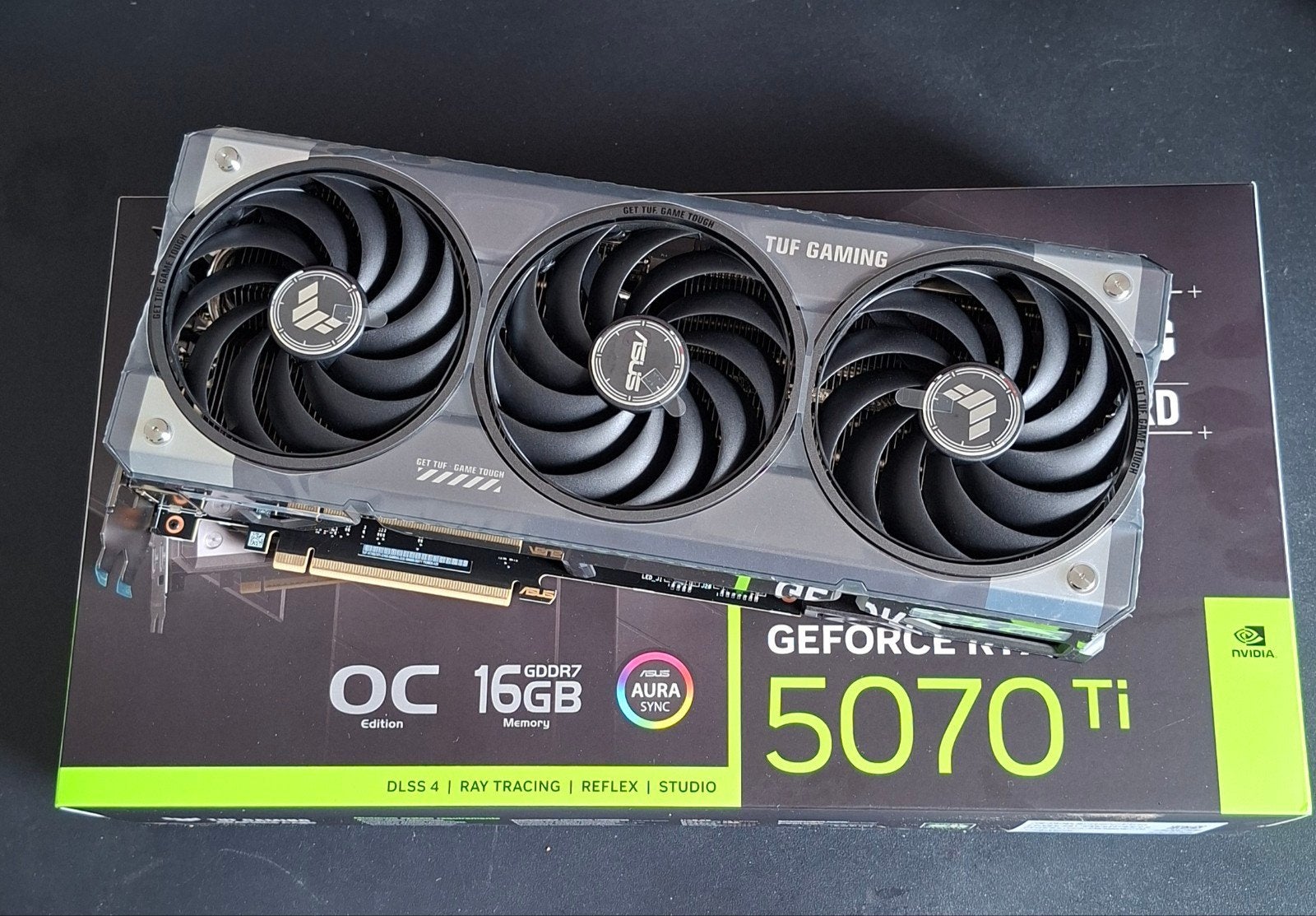ASUS TUF Gaming GeForce RTX 5070 Ti 16GB GDDR7 OC Edition, Computers en Software, Videokaarten, Ophalen, Overige soorten, PCI-Express 4