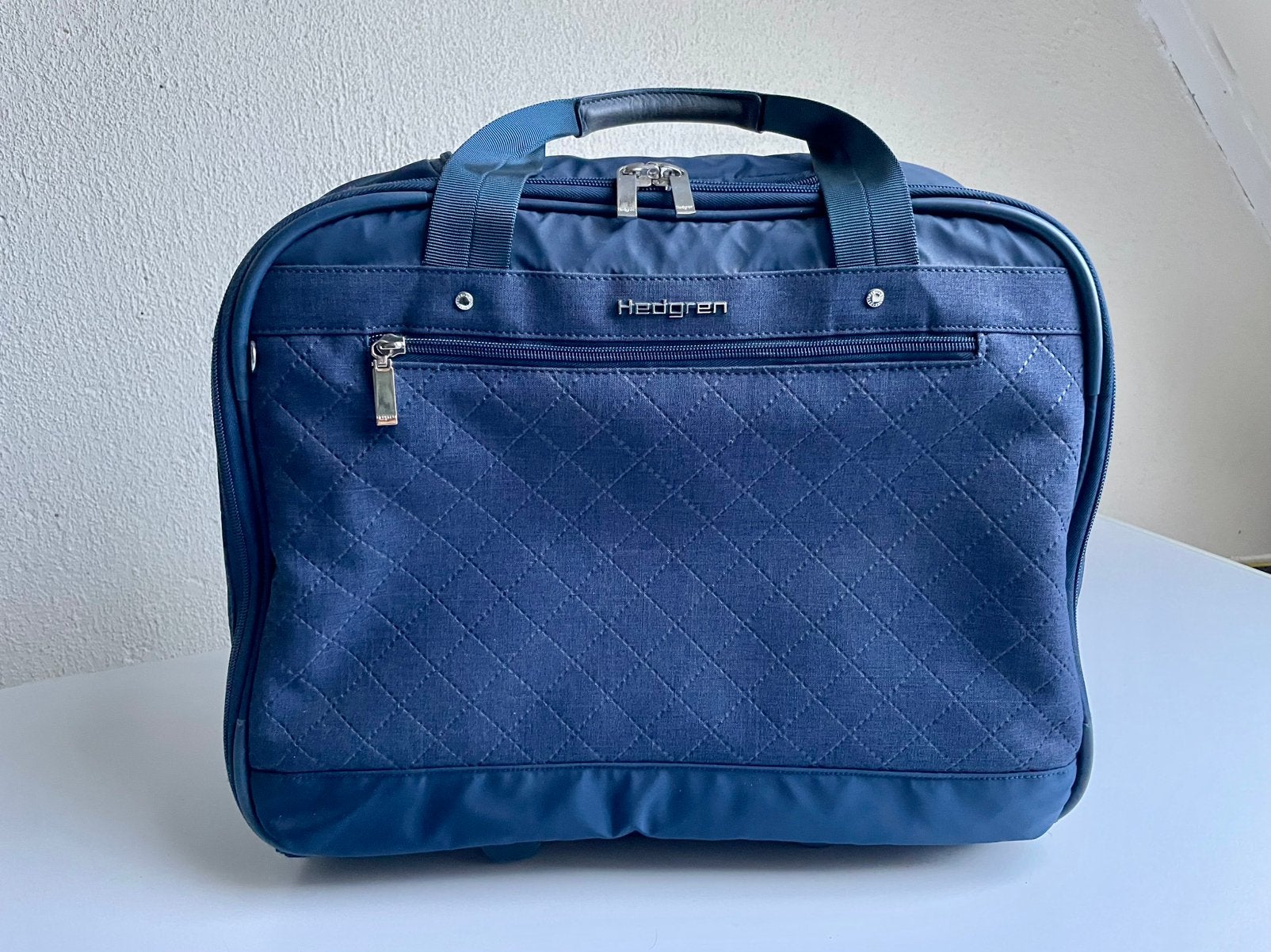 Hedgren business laptop/trolley tas diamond collection, Gevoerd laptopvak, Trolleytas, 17 inch of meer, Ophalen of Verzenden